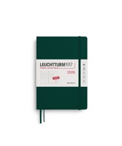 Week Planner Medium (A5) 2026, Forest Green