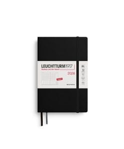 Week Planner Paperback (B6+) 2026, Black