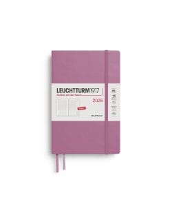 Week Planner Paperback (B6+) 2026, Dusty Rose
