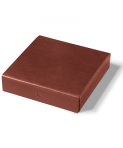 Leather Case ETWEE Square - Chestnut