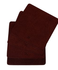 LEGENDÄR Leather Coaster DRYNK - mocha