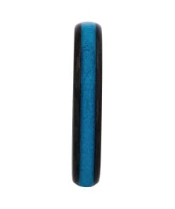 Alternative view of Cudworth 4mm Polished Black Ion Plated Tungsten Ring - Azure Slim
